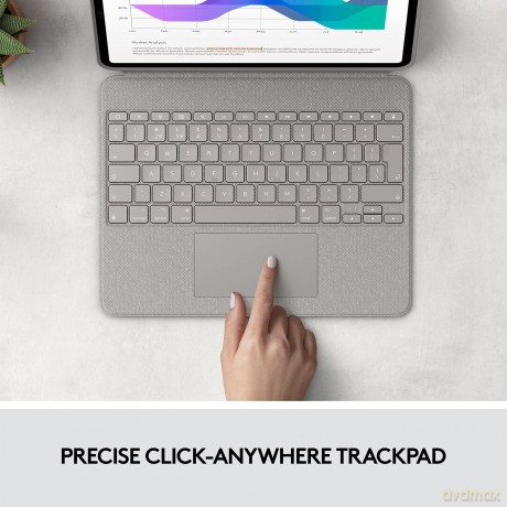 Etui z klawiaturą Combo Touch iPad Pro 12,9 cala 5 generacji piaskowy UK