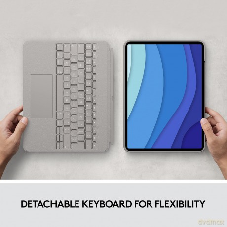 Etui z klawiaturą Combo Touch iPad Pro 12,9 cala 5 generacji piaskowy UK