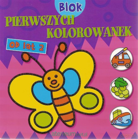 Blok pierwszych kolorowak - Motyl [SZKOŁA]