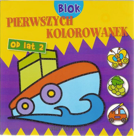 Blok pierwszych kolorowak - Statek [SZKOŁA]