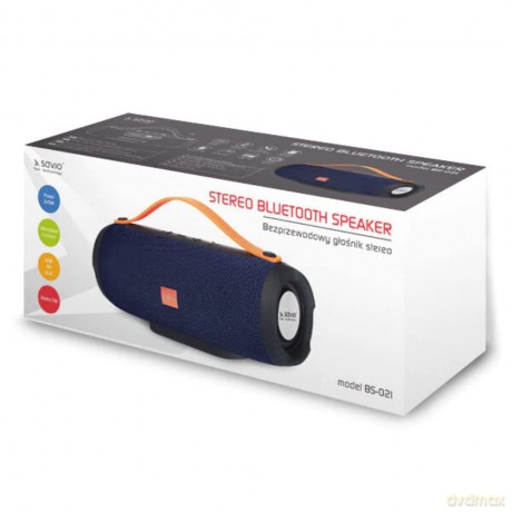 Głośnik bezprzewodowy Bluetooth BS-021, niebieski