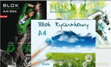Blok rysunkowy A4/20K 10 szt. [SZKOŁA]
