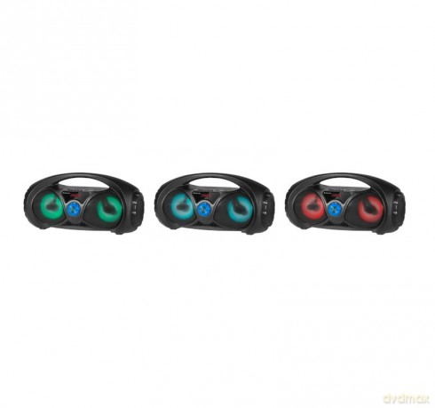 Głośnik Bluetooth Beatbox 10W BT/FM/USB/TF/AUX Kolorowe podświetlenie