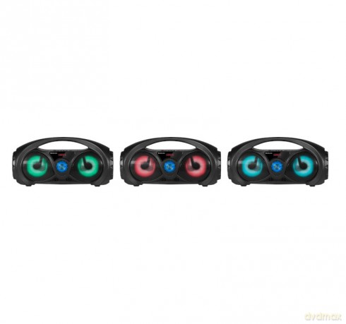 Głośnik Bluetooth Beatbox 10W BT/FM/USB/TF/AUX Kolorowe podświetlenie