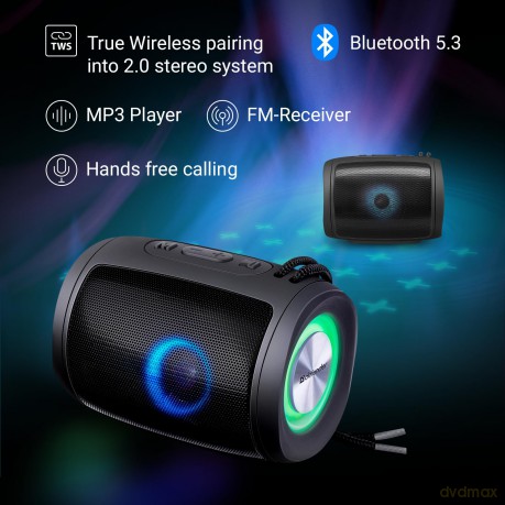 Głośnik Bluetooth Enjoy S200 TWS 2.0 Czarny