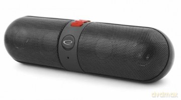 GŁOŚNIK BLUETOOTH PIANO CZARNO-CZERWONY