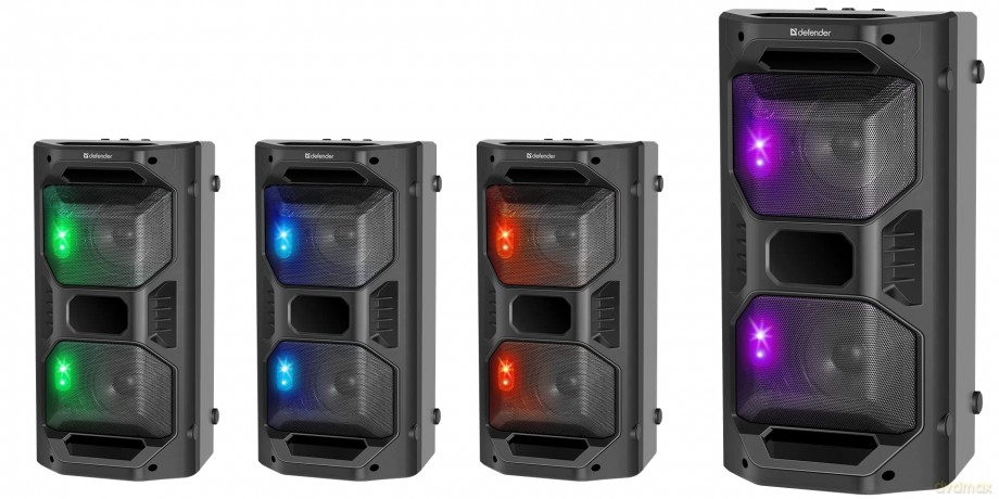 Głośnik Bluetooth Rage 50W LED/Fm/USB/Mic/TWS