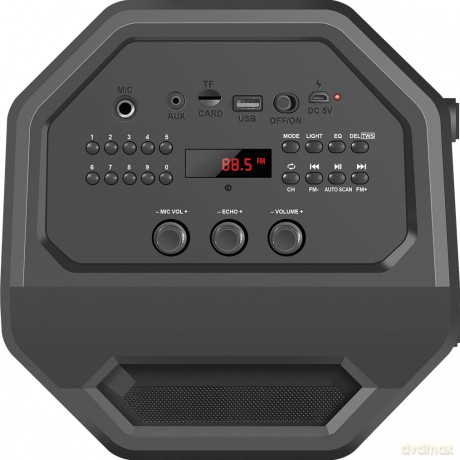 Głośnik Bluetooth Rage 50W LED/Fm/USB/Mic/TWS