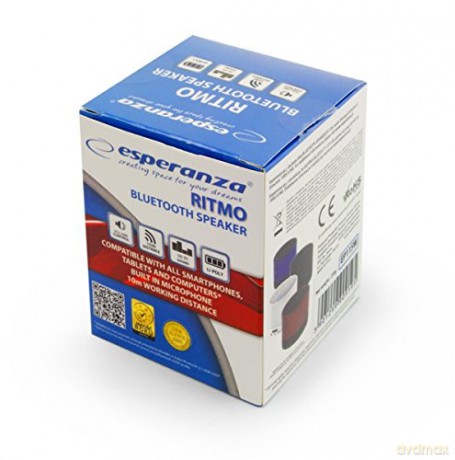 Głośnik bluetooth RITMO Czerwony EP115C