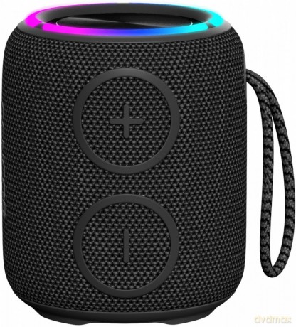 Głośnik bluetooth SIRIUS 2 MINI czarny moc 16W, LED, TWS