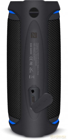 Głośnik Bluetooth SSS 6400 Sirius 30W, TWS, NFC, IPX6 Czarny