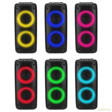Głośnik FUNBOX BT MT3181 Bluetooth 5.0/TWS/MP3/MicroSD/USB/AUX/Equalizer/Jack 6.3/RGB/USB-C/ RMS 40W/PMPO 1000W