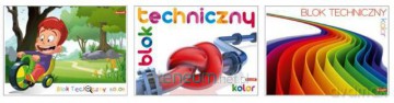 Blok techniczny A3/10K 10 szt. Kolor [SZKOŁA]