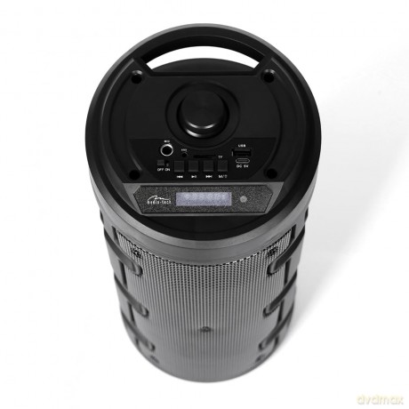 Głośnik PARTYBOX KEG BT MT3165 V2.0 Karaoke/Bluetooth 5.0+EDR/FM/MP3/MicroSD/USB/Equalizer/AUX/Jack 6.3/Pilot/Pasek/USB-C/LED/RMS 40W/PMPO 1000W