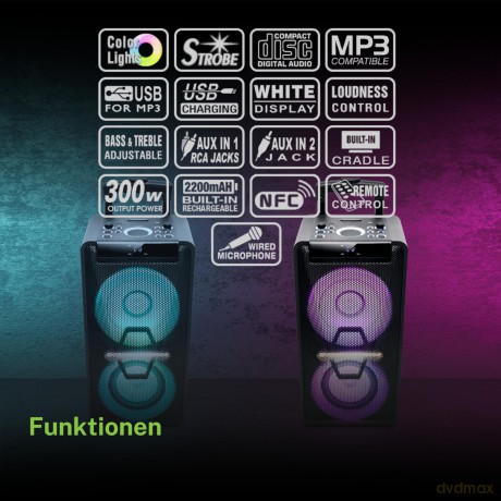 Głośnik Power Audio MUSE M-1920 DJ