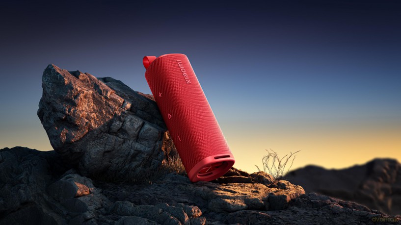 Głośnik przenośny Bluetooth 30W czerwony