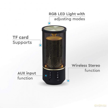 Głośnik przenośny Bluetooth Czarny