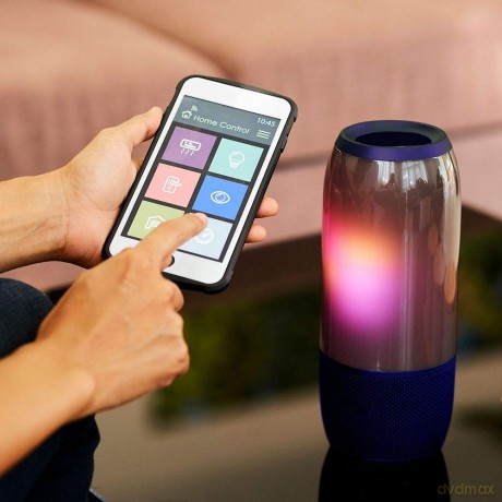 Głośnik przenośny Bluetooth LED Niebieski