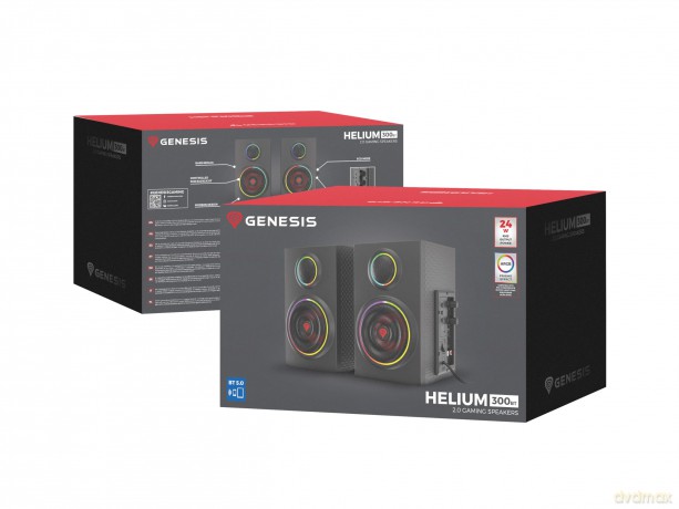 Głośniki 2.0 Helium 300BT ARGB Bluetooth