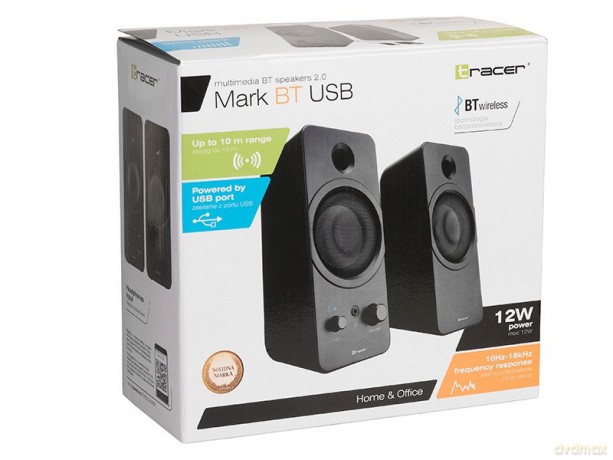 Głośniki 2.0 Mark USB Bluetooth