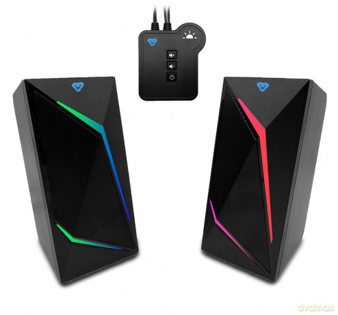 Głośniki COBRA PRO URION 2.0 MT3172 Gamingowe/Line-in/Bluetooth 5.0/RGB/Moduł sterujący/Jack 3,5/USB/RMS 8W/PMPO 320W