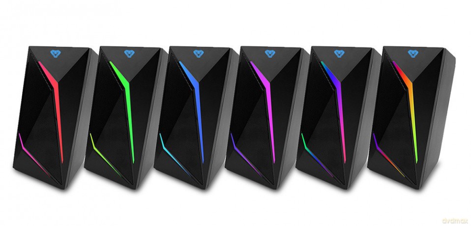 Głośniki COBRA PRO URION 2.0 MT3172 Gamingowe/Line-in/Bluetooth 5.0/RGB/Moduł sterujący/Jack 3,5/USB/RMS 8W/PMPO 320W