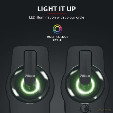 Głośniki GEMI RGB 2.0 czarne