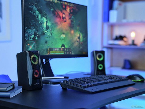 Głośniki GXT 606 JAVV 2.0 RGB Podświetlane