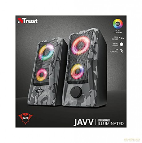 Głośniki GXT 606 JAVV 2.0 RGB Podświetlane