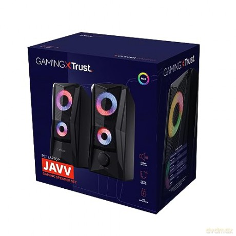 Głośniki GXT 606B RGB JAVV czarne