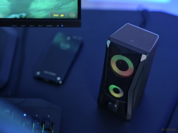 Głośniki GXT 606B RGB JAVV czarne