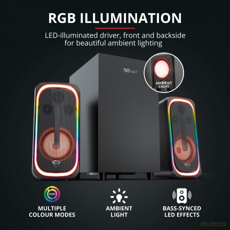 Głośniki GXT 635 RUMAX RGB 2.1