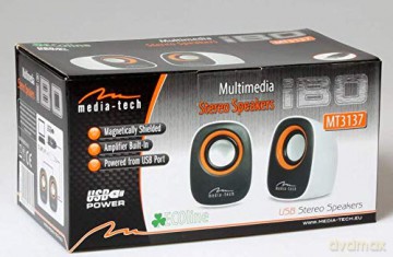 Głośniki IBO MT3137W Stereo/Jack 3,5/USB/RMS 6W