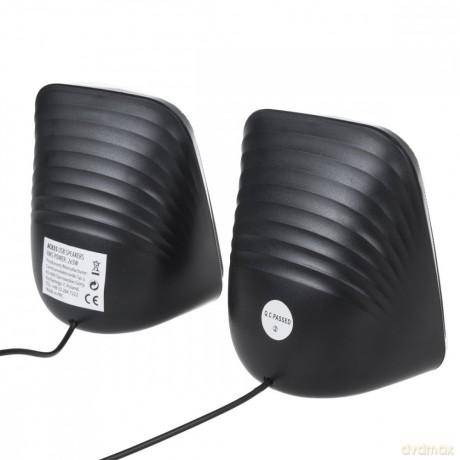 Głośniki komputerowe 6W USB AC835 Czarne