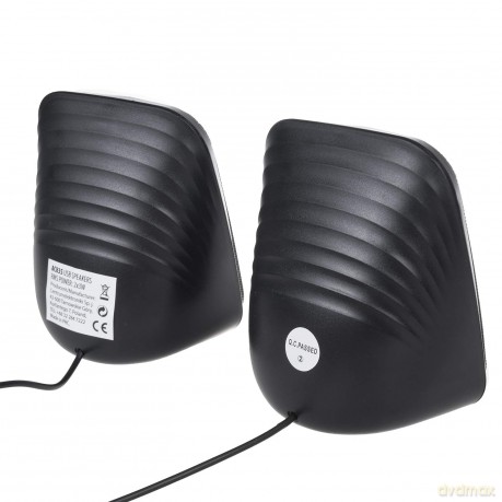 Głośniki komputerowe 6W USB AC835 Czarne