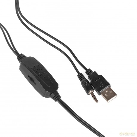 Głośniki komputerowe 6W USB AC865B Czarno-niebieskie