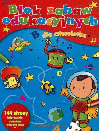 Blok zabaw edukacyjnych dla czterolatka [KSIĄŻKA]