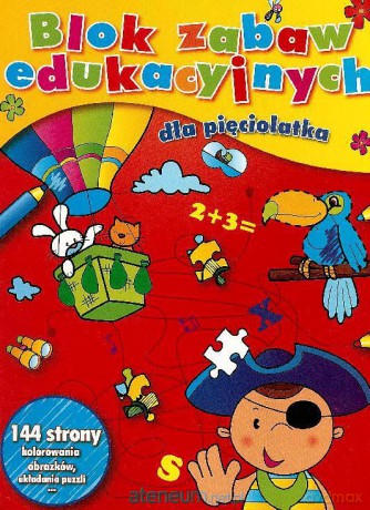 Blok zabaw edukacyjnych dla pięciolatka [KSIĄŻKA]
