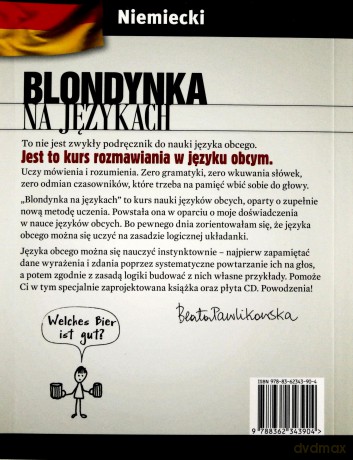 Blondynka na językach. Niemiecki + CD [KSIĄŻKA]