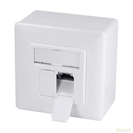 Gniazdo nat/podt. CAT5e 2xRJ45 ekranowane