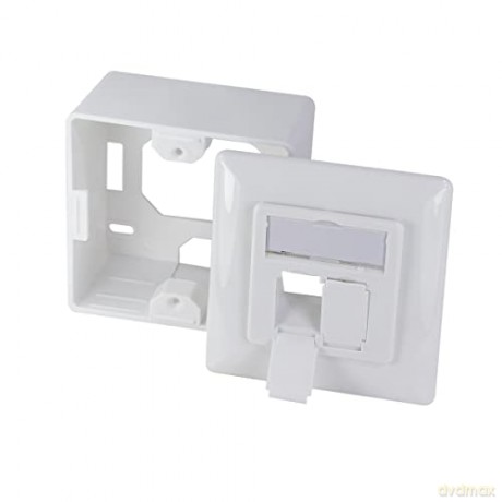 Gniazdo nat/podt. CAT5e 2xRJ45 ekranowane