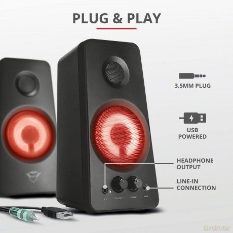 GXT 608 Tytan Illuminated 2.0 Zestaw głośników