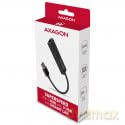 HMA-GL3A Wieloportowy hub 3x USB-A + GLAN, USB3.2 Gen 1, metalowy, 20cm USB-A kabel
