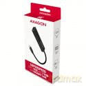 HMC-GL3A Wieloportowy hub metalowy 3x USB-A + GLAN, USB 3.2 Gen 1, 20 cm USB-C kabel