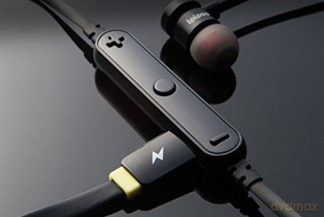 iL93BL Czarne by AWEI douszne słuchawki bezprzewodowe Bluetooth 4.2
