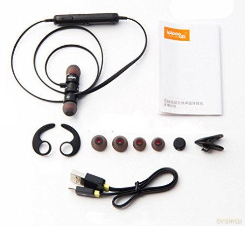 iL93BL Czarne by AWEI douszne słuchawki bezprzewodowe Bluetooth 4.2