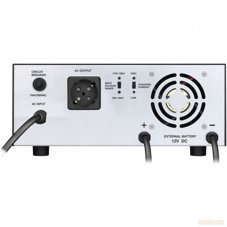 Inverter 1200VA Ładowarka 20A Inverter 1200 PSW czysta fala sinusoidalna (bez akumulatorów) Schuko