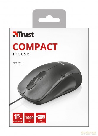 Ivero Compact Mouse - black/grey