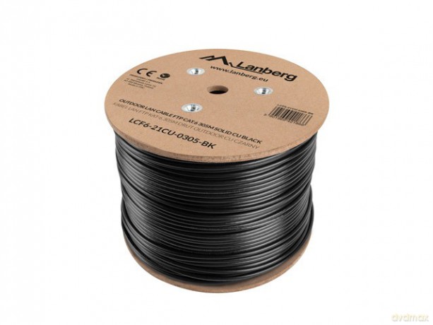 Kabel FTP Kat.6 CU 305 m drut outdoor