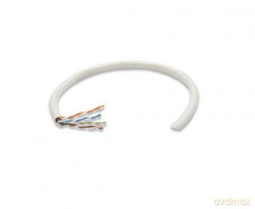 Kabel instalacyjny skrętka UTP Cat5e 4x2 linka CCA 305m szary
